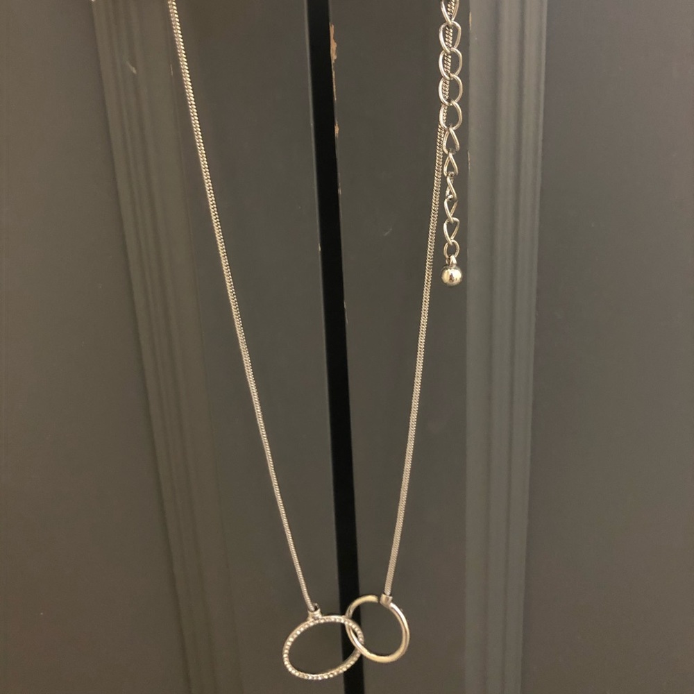 LOFT Circle Pendant Necklace